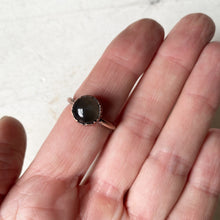 Load image into Gallery viewer, Grey Moonstone Ring - Round #2 (Size 7.5) - Ready to Ship