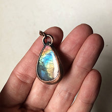 Load image into Gallery viewer, Medium Labradorite Teardrop Necklace - Ready to Ship