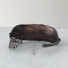 Load image into Gallery viewer, Electroformed Feather Cuff with Raw Chakra Stones #2 - Ready to Ship