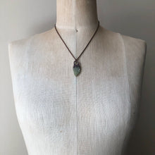 Load image into Gallery viewer, Raw Green Kyanite Necklace #2 - Ready to Ship