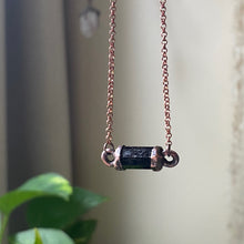 Load image into Gallery viewer, Dravite (Brown Tourmaline) Bar NecklaceNecklace #1