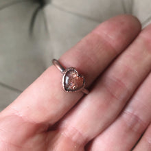 Load image into Gallery viewer, Sunstone Heart Ring - #5 (Size 7.75) - Ready to Ship