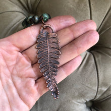 Load image into Gallery viewer, Electroformed Fern Necklace #1