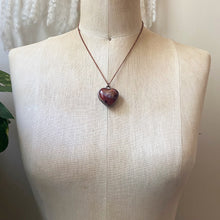 Load image into Gallery viewer, Carnelian Heart Necklace #1 - Ready to Ship
