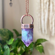 Load image into Gallery viewer, Fluorite Polished Point Necklace #1 - Ready to Ship