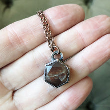 Load image into Gallery viewer, Sunstone Hexagon Necklace #1 - Ready to Ship
