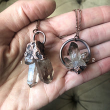 Load image into Gallery viewer, Smoky Quartz Cluster Necklace - Ready to Ship