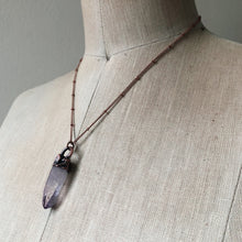 Load image into Gallery viewer, Vera Cruz Amethyst Point Necklace #3 - Snow Moon Collection