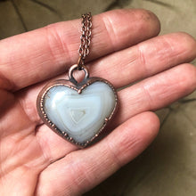 Load image into Gallery viewer, Botswana Agate Heart Necklace #2