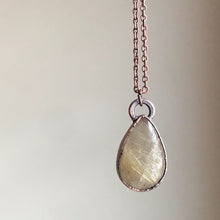 Load image into Gallery viewer, Rutile Quartz Teardrop Necklace #1 - Ready to Ship