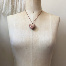 Load image into Gallery viewer, Polychrome Jasper Heart Necklace #1