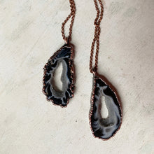 Load image into Gallery viewer, Geode Slice Portal Necklace #2