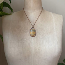 Load image into Gallery viewer, Bumblebee Jasper Oval Necklace #2