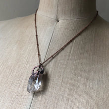 Load image into Gallery viewer, Raw Clear Quartz Triple Point Necklace - Ready to Ship