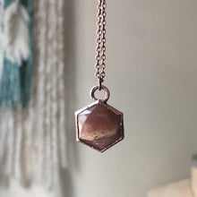 Load image into Gallery viewer, Sunstone Hexagon Necklace #3 - Ready to Ship