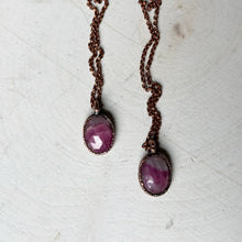 Load image into Gallery viewer, Pink Sapphire Necklace - Ready to Ship