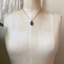 Load image into Gallery viewer, Silver Sheen Obsidian Necklace #1
