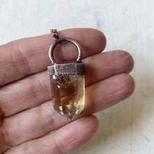 Load image into Gallery viewer, Polished Citrine Point Necklace #3 - Ready to Ship