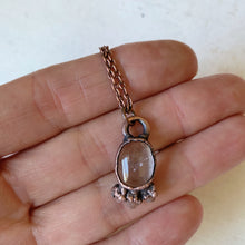 Load image into Gallery viewer, Rutile Quartz & Sunstone Necklace #3 - Ready to Ship