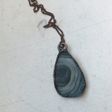 Load image into Gallery viewer, Chalcedony Teardrop Necklace #2 - Ready to Ship