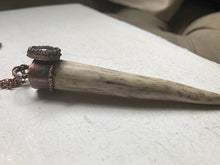 Load image into Gallery viewer, Labradorite & Naturally Shed Deer Antler Tip Necklace #2