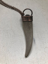 Load image into Gallery viewer, Labradorite & Naturally Shed Deer Antler Tip Necklace #1