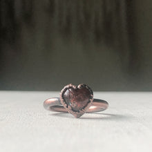 Load image into Gallery viewer, Sunstone Heart Ring - #2 (Size 7) - Ready to Ship
