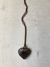 Load image into Gallery viewer, Moss Agate Heart Necklace
