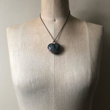 Load image into Gallery viewer, Labradorite Heart Necklace #1