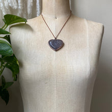 Load image into Gallery viewer, Agate Druzy “Broken Open” Heart Necklace - Ready to Ship