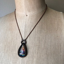 Load image into Gallery viewer, Purple Labradorite Teardrop Necklace #2 - Ready to Ship