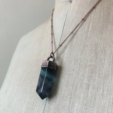 Load image into Gallery viewer, Fluorite Polished Point Necklace #2 - Ready to Ship