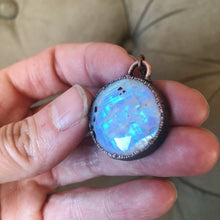 Load image into Gallery viewer, Rainbow Moonstone Round Necklace #1 - Ready to Ship