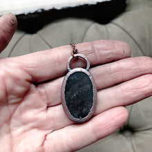 Load image into Gallery viewer, Silver Obsidian Necklace #2