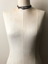 Load image into Gallery viewer, Labradorite and Leather Wrap Bracelet/Choker #4 (5/17 Update)