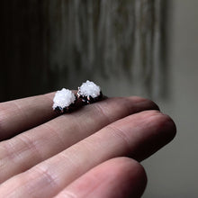 Load image into Gallery viewer, Clear Quartz Druzy Earrings #3 - Ready to Ship