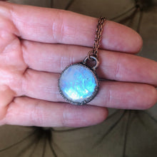 Load image into Gallery viewer, Rainbow Moonstone Round Necklace #2 - Ready to Ship