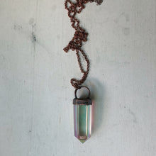 Load image into Gallery viewer, Angel Aura Quartz Polished Point Necklace #1 - Ready to Ship