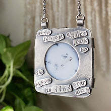 Load image into Gallery viewer, Dendritic Opal Necklace #3 - Sterling Silver
