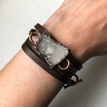Load image into Gallery viewer, Champagne Druzy Wrap Bracelet/Choker (5/17 Update)