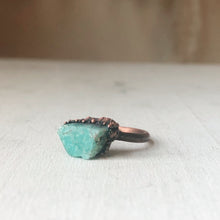 Load image into Gallery viewer, Raw Amazonite Ring - #4 (Size 8.75) - Ready to Ship