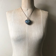Load image into Gallery viewer, Labradorite Heart Necklace #3