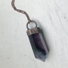 Load image into Gallery viewer, Fluorite Polished Point Necklace #5 - Ready to Ship