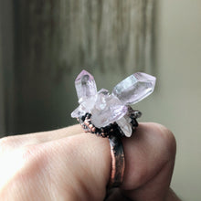 Load image into Gallery viewer, Vera Cruz Amethyst Cluster Ring #3 - Ready to Ship