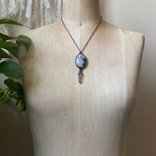 Load image into Gallery viewer, Rainbow Moonstone and Vera Cruz Amethyst Necklace #1 - Ready to Ship