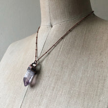Load image into Gallery viewer, Vera Cruz Amethyst Point Necklace #1 - Snow Moon Collection
