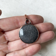 Load image into Gallery viewer, Black Sunstone Moon Necklace #1 - Ready to Ship