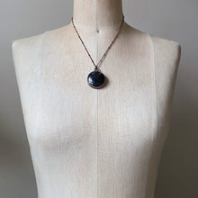 Load image into Gallery viewer, Hypersthene Black Moon Lilith Necklace #1 - Ready to Ship