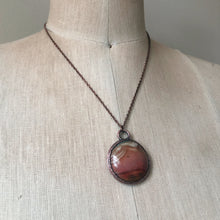 Load image into Gallery viewer, Polychrome Jasper Moon Necklace #4