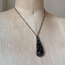 Load image into Gallery viewer, Eudialyte Teardrop Necklace #3 - Ready to Ship